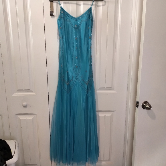 Floor length art deco beaded dress remake - Picture 6 of 11